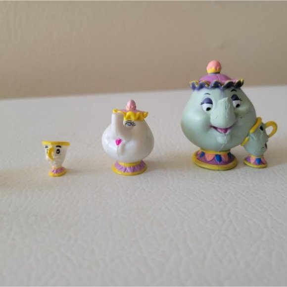 Disney Beauty and the Beast figures Set of 10 - Picture 4 of 6